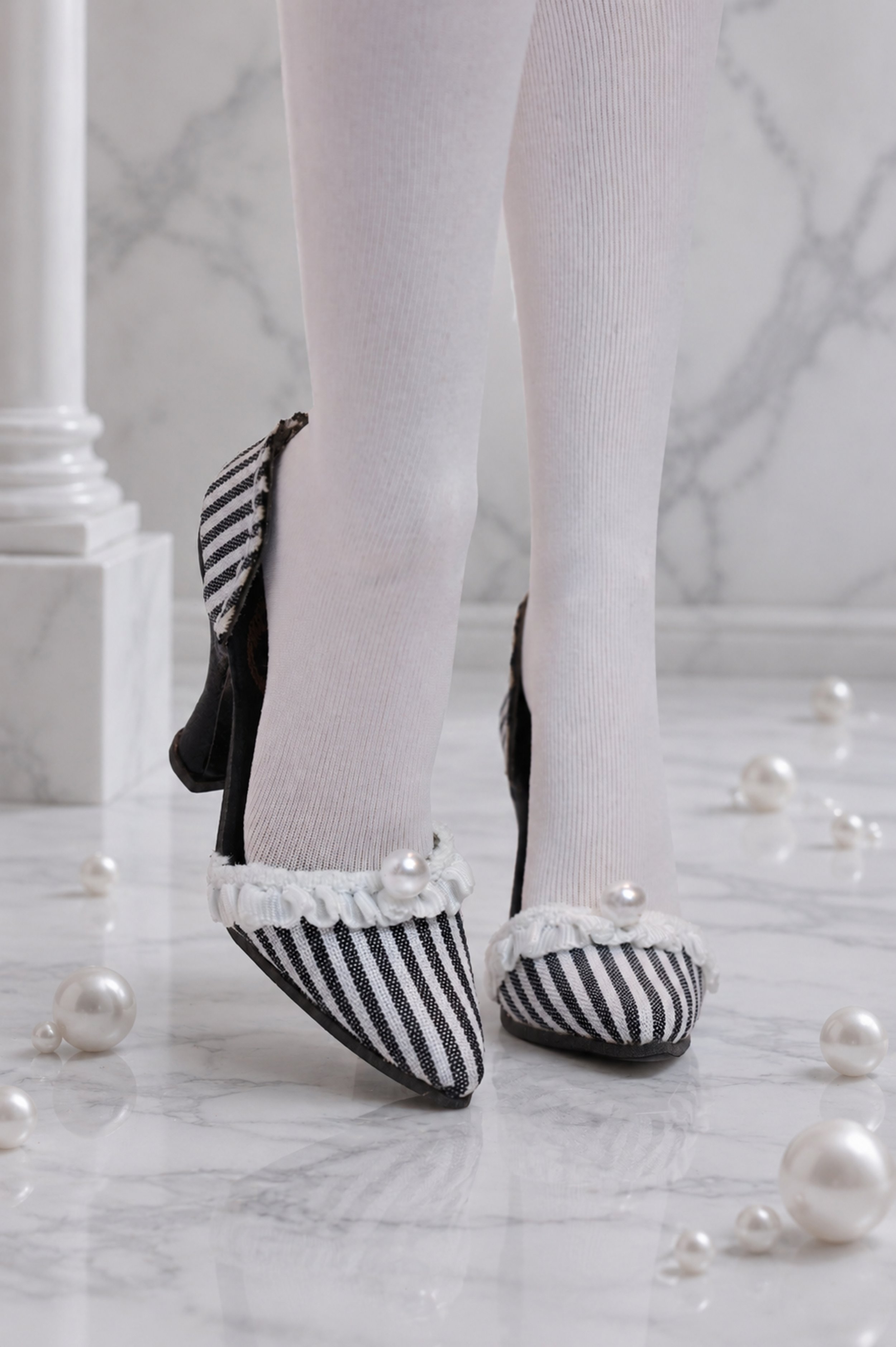 Luxurious Layers Striped Mules (Three Colors to Choose From) — VDC